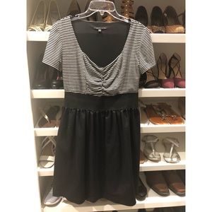 Black and White striped dress